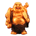 boeddha goud bruin