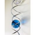 Natures Melody Crystal Vortex Spinner Wind Spinner Kristal staart 50cm met licht-blauwe glazen kogel van 4cm & facet geslepen glazen kogel van 5cm ,