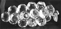 Druiventros van kristal