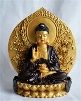 Boeddha troon g/b 15cm