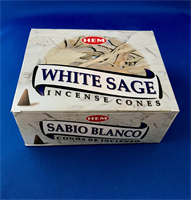 White sage incense cones 