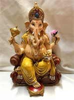 Ganesha beeld full color 29 cm