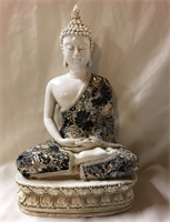 Thais Boeddha beeld met stof 30CM 