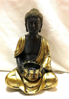 Zen  boeddha met waxinelichthouder