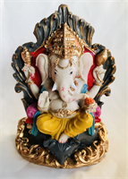 Ganesha beeld full color  14.5X11CM