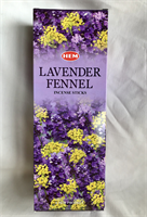 Lavender fennel INCENSE STICKS HEM NETT CONTENT 6 PACKS OF 20STICKS EACH
