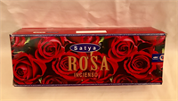 Satya incense sticks Rose  nett 6 packs of 20 sticks each 