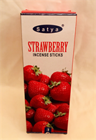 Satya incense sticks strawberry  Nett 6 packs of 20 sticks each 