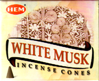 White musk HEM Wierookkegeltjes bij madeinchina.nl