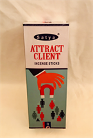 Satya incense sticks attract client nett 6 packs of 20 sticks each 