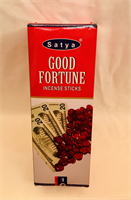Satya incense sticks good fortune 6 packs of 20 sticks each 