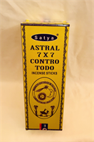 Satya incense sticks good Astral 7x7 contro todo 6 packs of 20 sticks each 